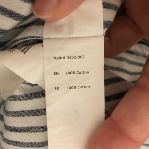 Fitted Pin-Stripe Button Down - Picture 4 of 7